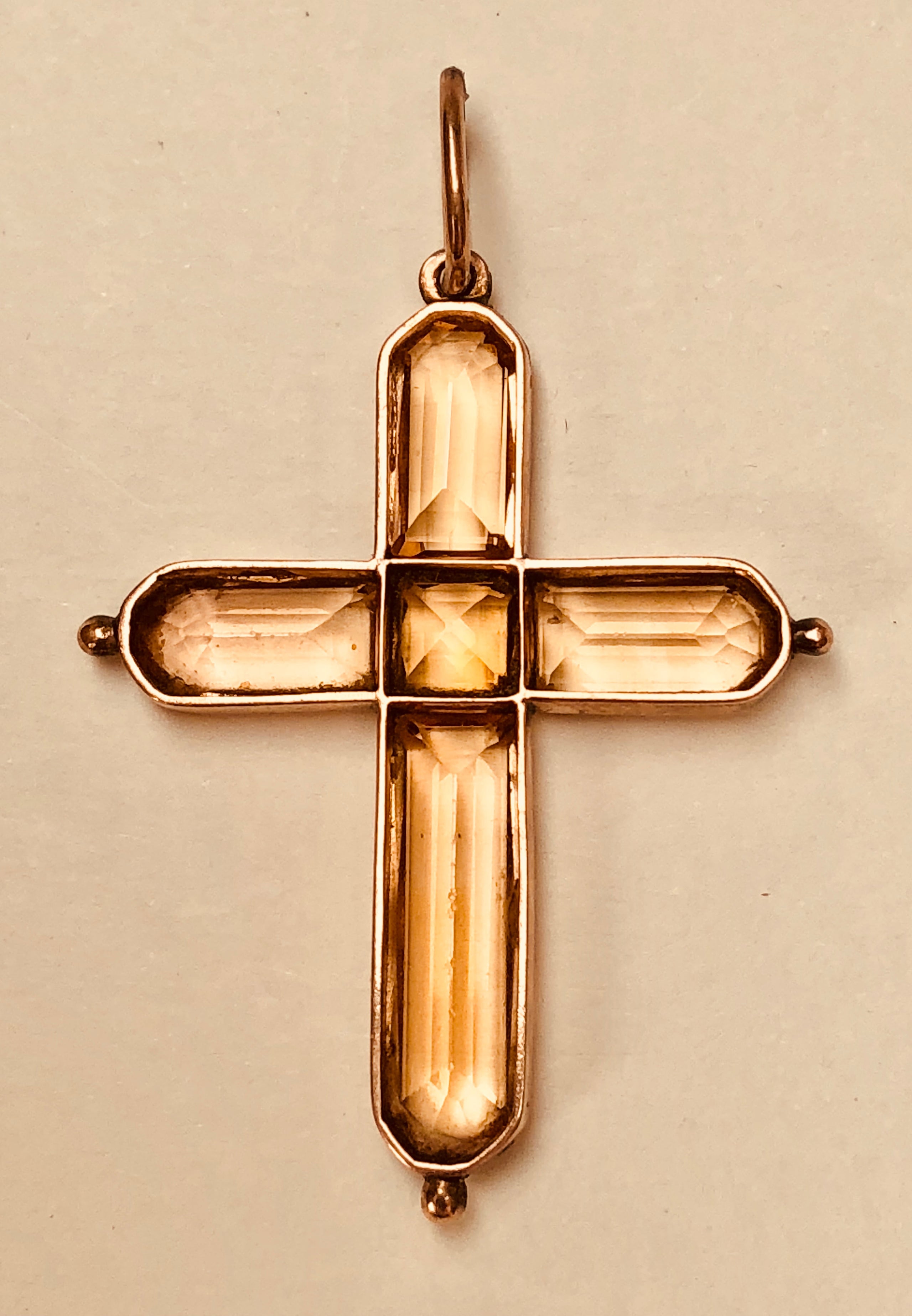 Georgian topaz and gold cross c 1800 | A Douch Antiques 149 Grays ...